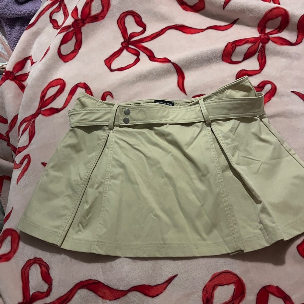 PrettyLittleThing Sand-Toned Skirt